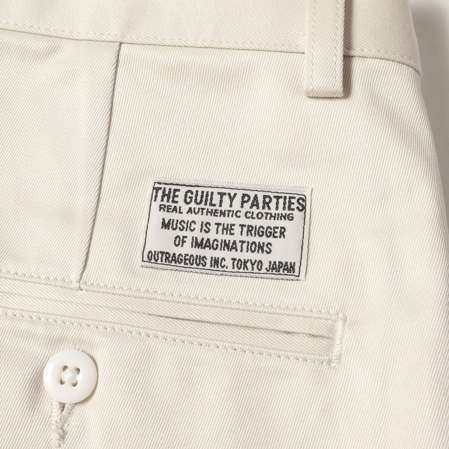 24SS 2タック チノ ショーツ(DOUBLE PLEATED CHINO SHORT TROUSERS)