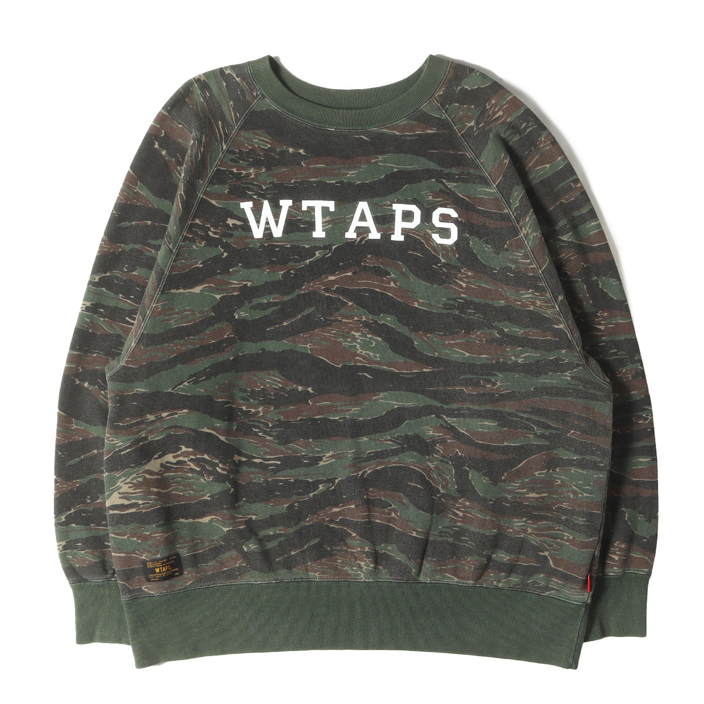 カレッジロゴ タイガーカモ スウェット(DESIGN CREW NECK 05)