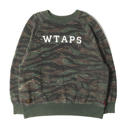 カレッジロゴ タイガーカモ スウェット(DESIGN CREW NECK 05)