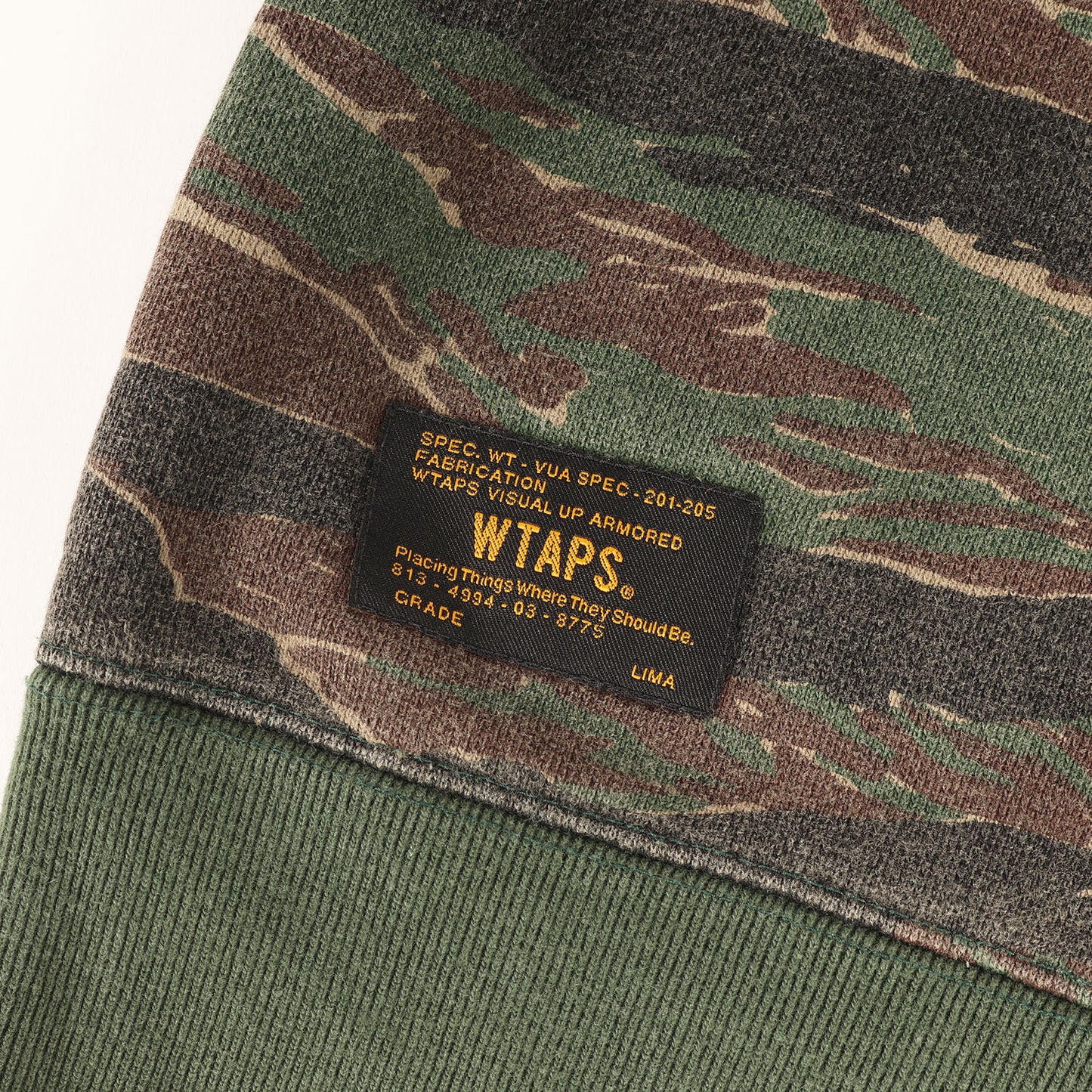 カレッジロゴ タイガーカモ スウェット(DESIGN CREW NECK 05)