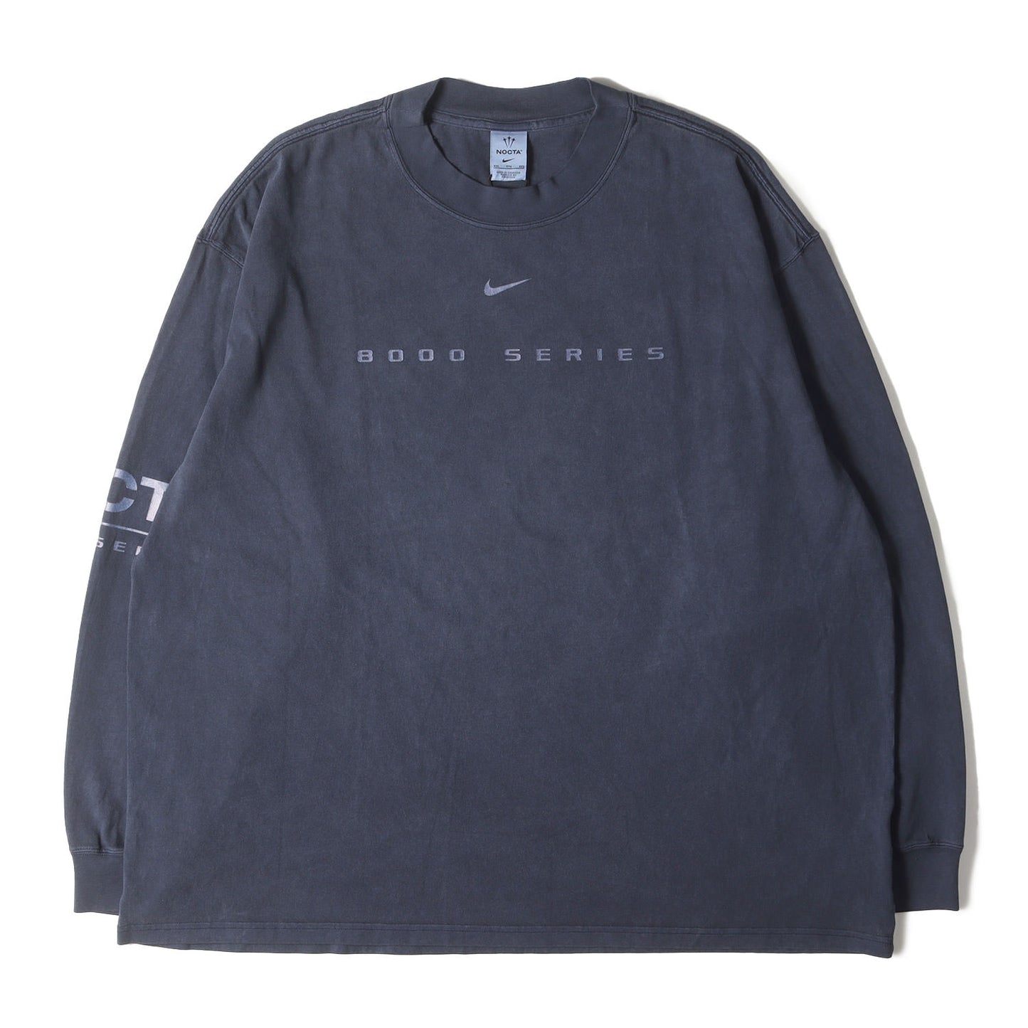 23AW ×Drake NOCTA ガーメントダイ加工 ヘビー ロングスリーブ Tシャツ(M NRG TB LS MOCK)