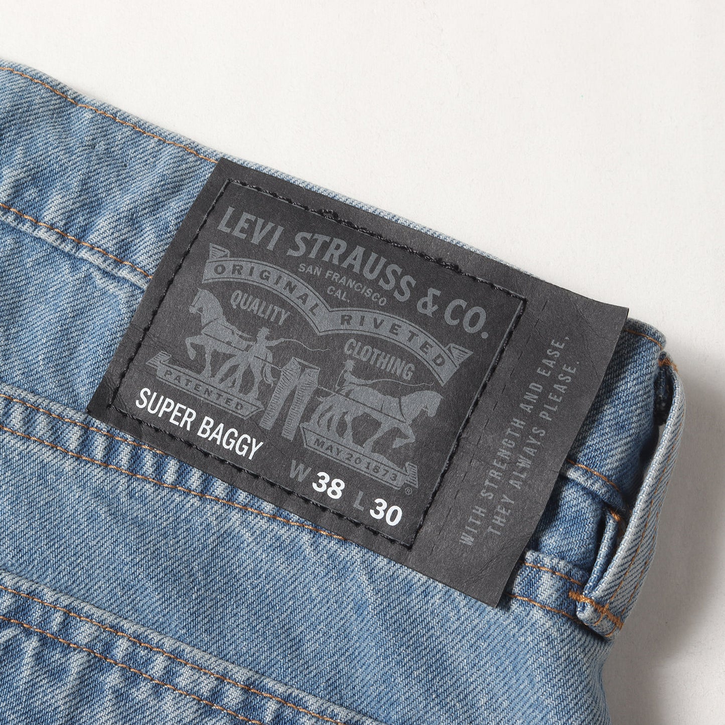 スケート スーパーバギー デニムパンツ (SKATE SUPER BAGGY)