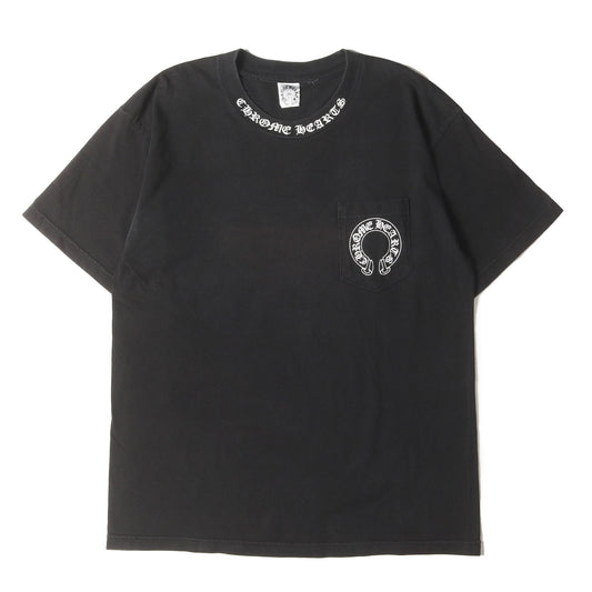 オールドモデル ホースシュー ビッグフローラルクロス ポケット Tシャツ