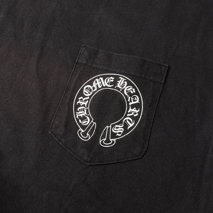 オールドモデル ホースシュー ビッグフローラルクロス ポケット Tシャツ