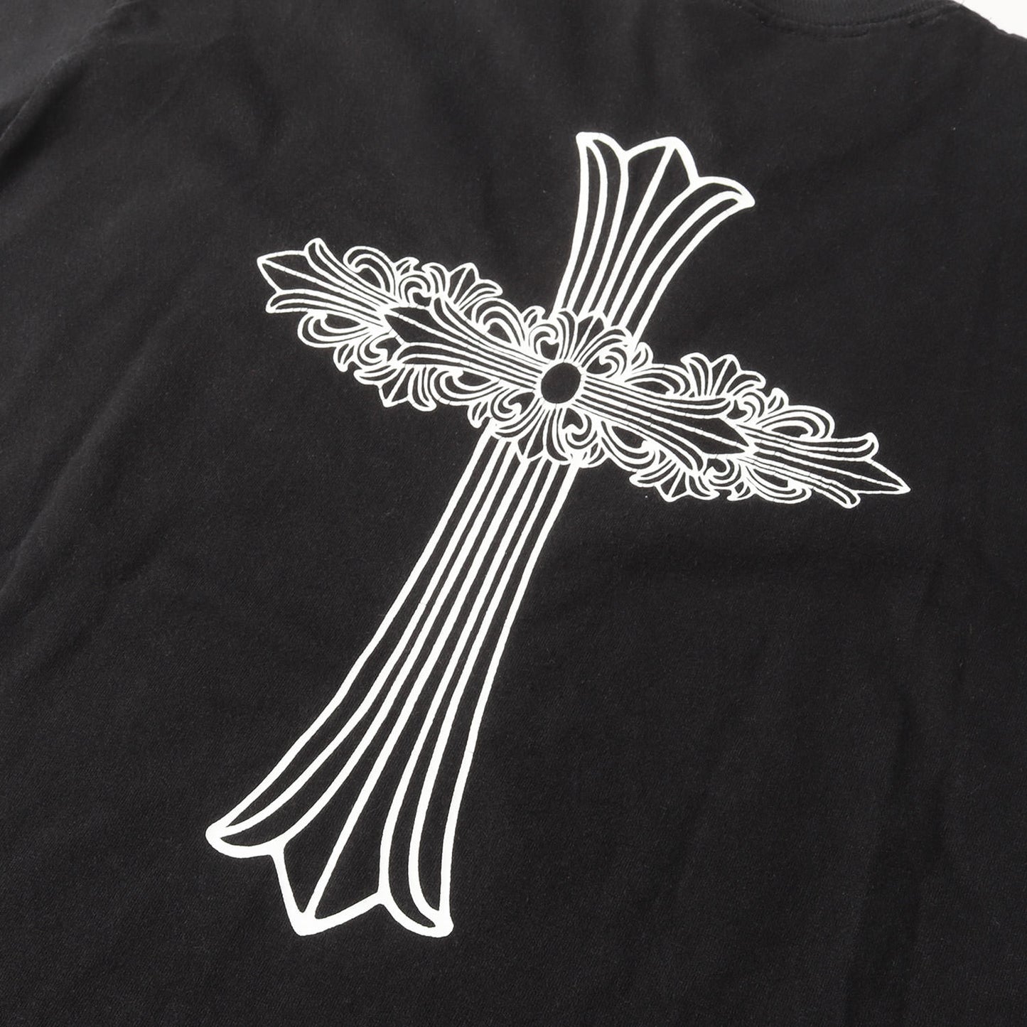 オールドモデル ホースシュー ビッグフローラルクロス ポケット Tシャツ