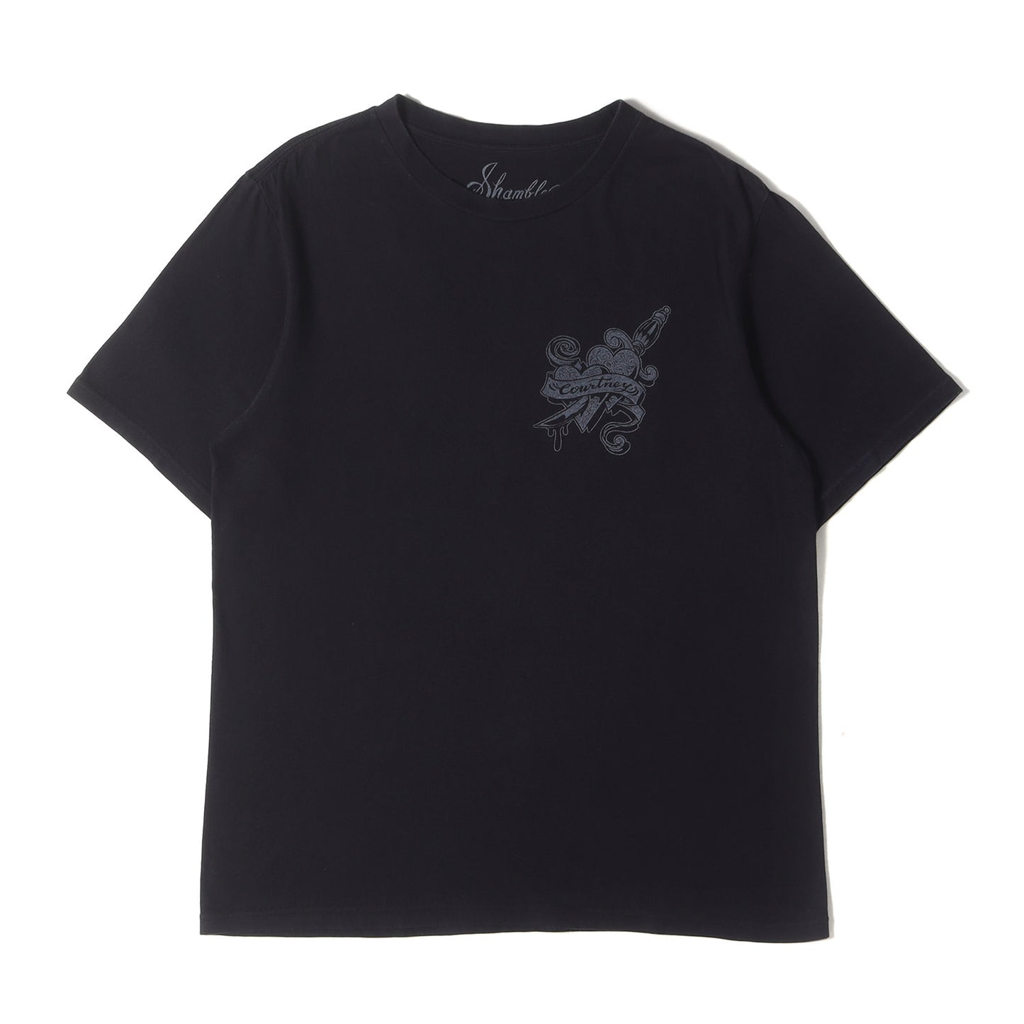 00s ハートグラフィック コットン/カシミヤ Tシャツ