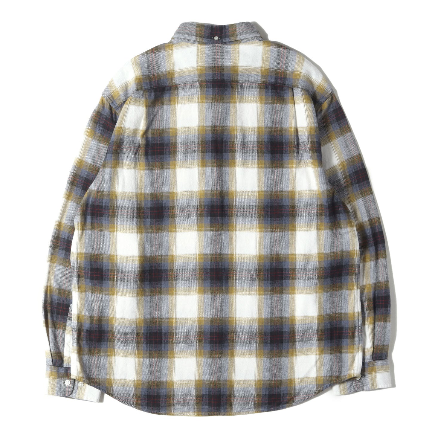 22SS ボタンダウン チェック フランネルシャツ(Brushed Plaid Flannel Shirt)