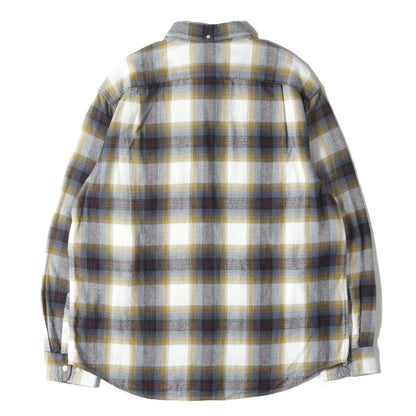 22SS ボタンダウン チェック フランネルシャツ(Brushed Plaid Flannel Shirt)