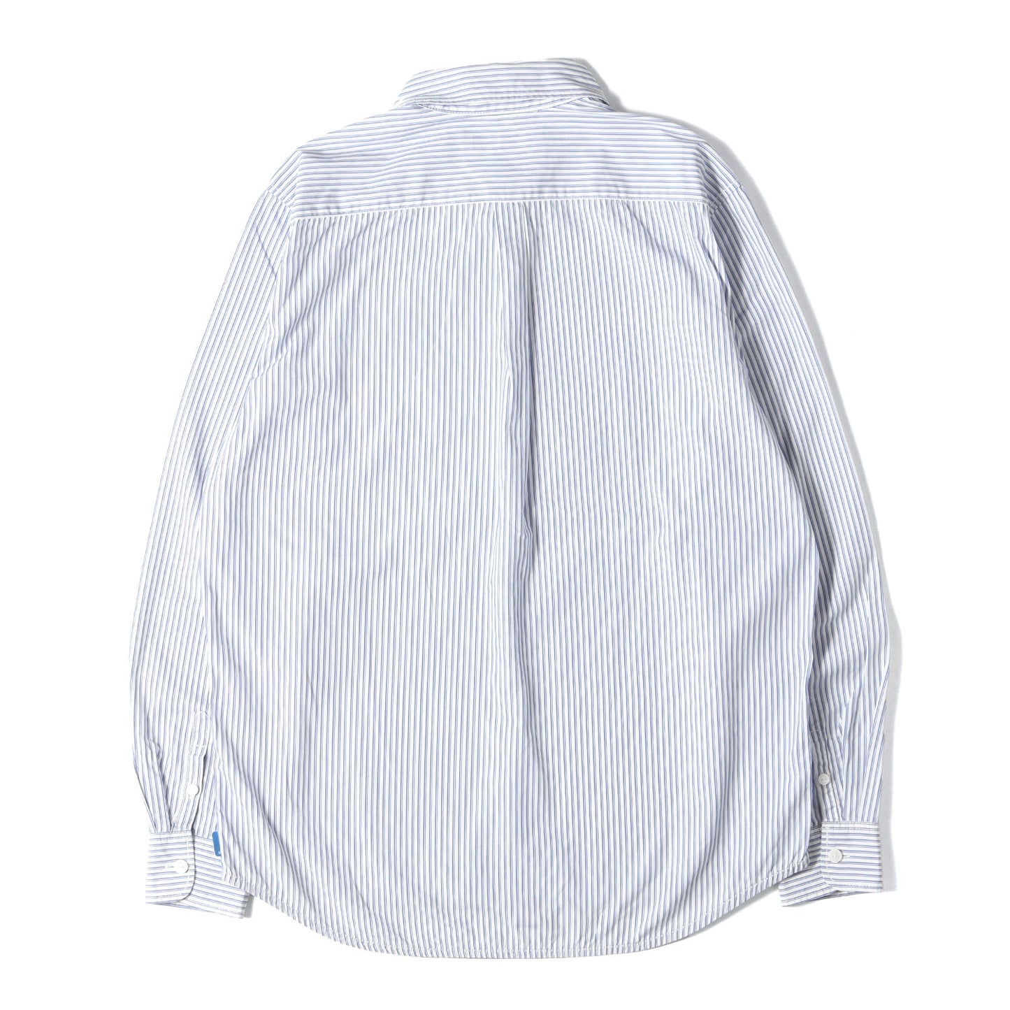 ステンシルロゴ ストライプ コットンシャツ