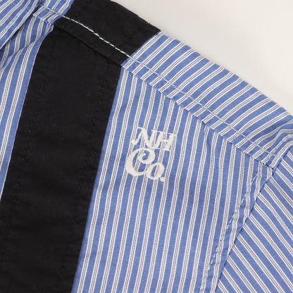 フェイクサスペンダー ストライプ コットン シャツ(SUS / C-SHIRT. LS)