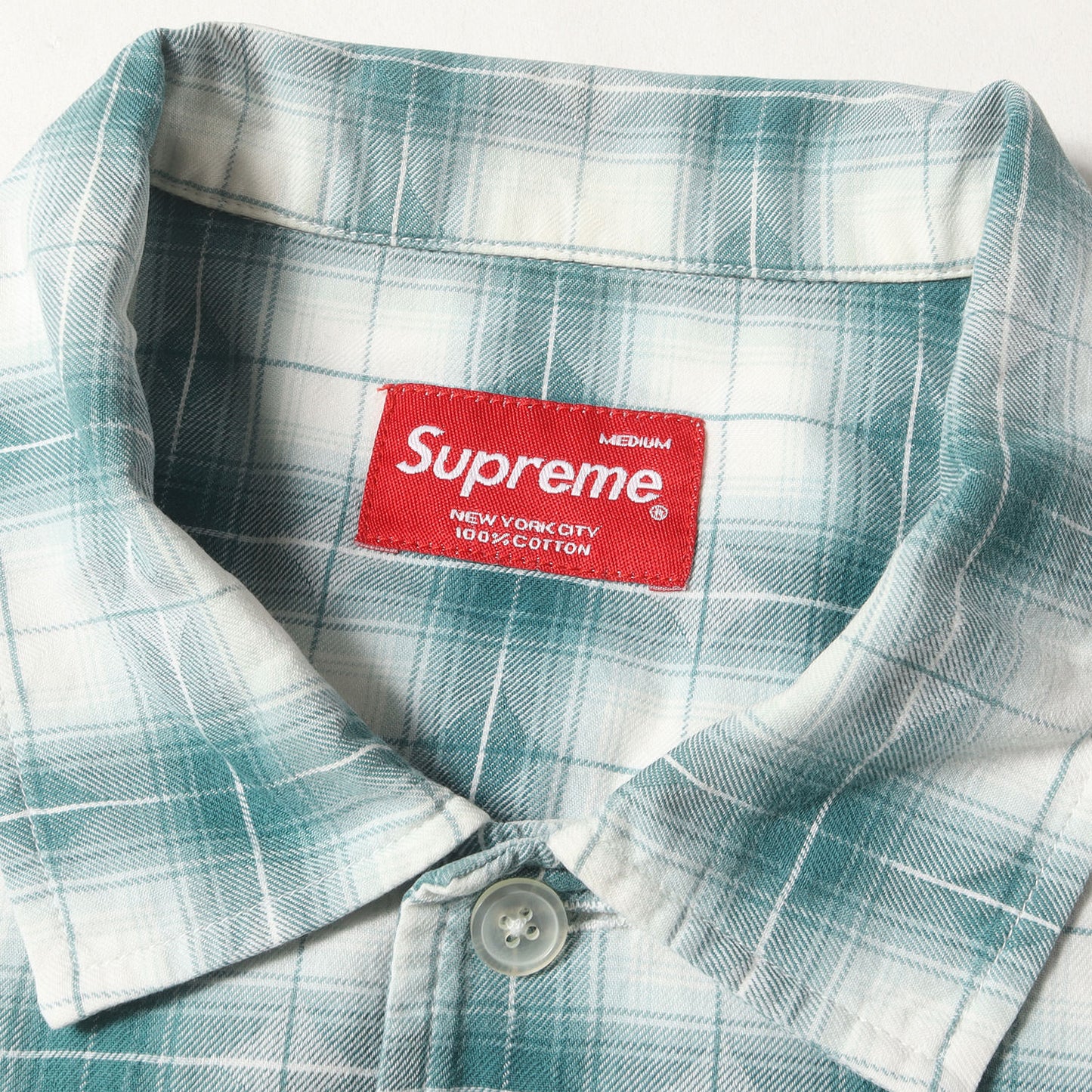 00s ダイヤチェック コットン シャツ