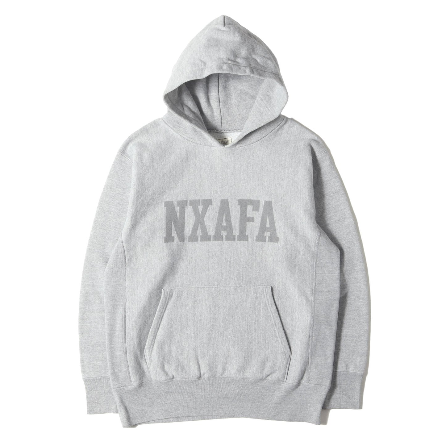 NXAFAロゴ リバースウィーブ スウェットパーカー
