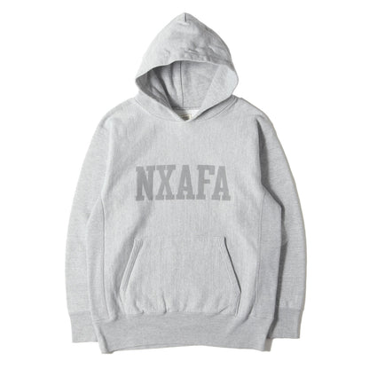 NXAFAロゴ リバースウィーブ スウェットパーカー