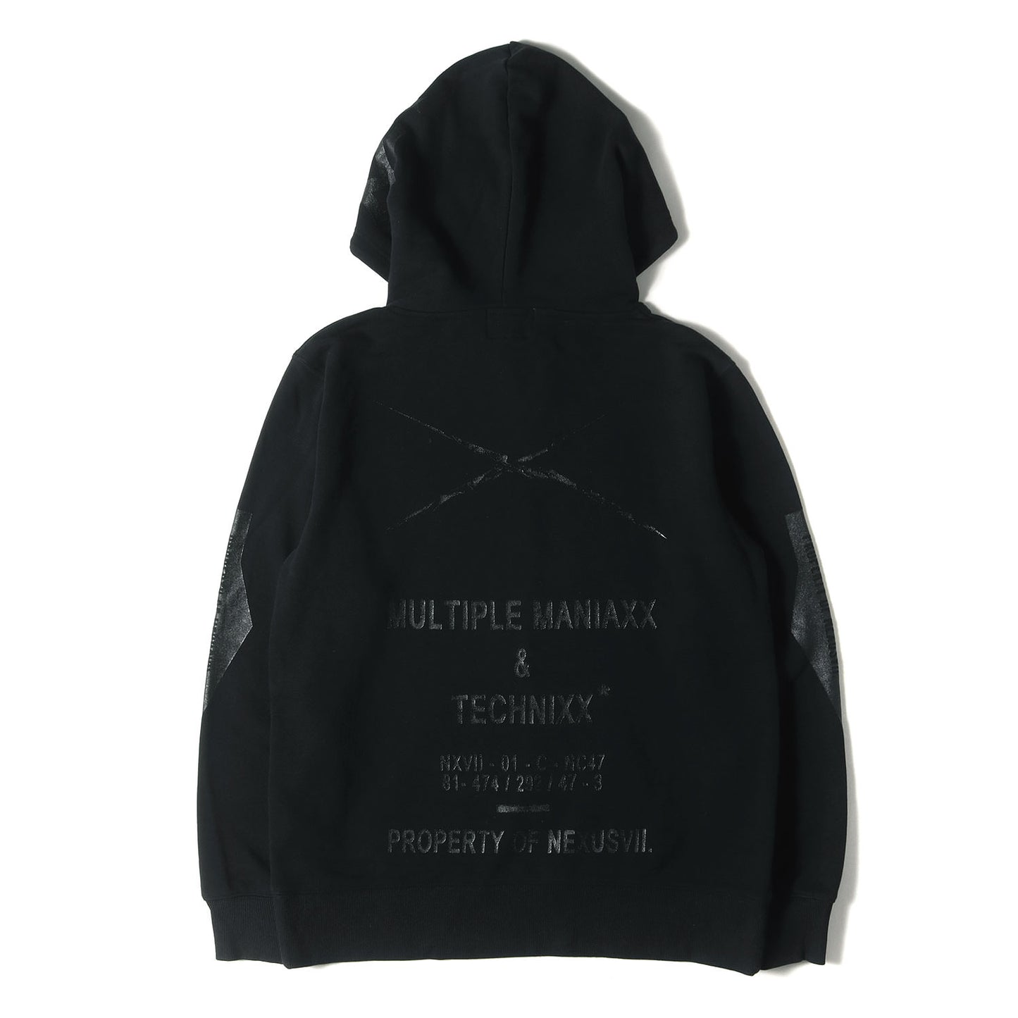 グラフィックプリント スウェットパーカー