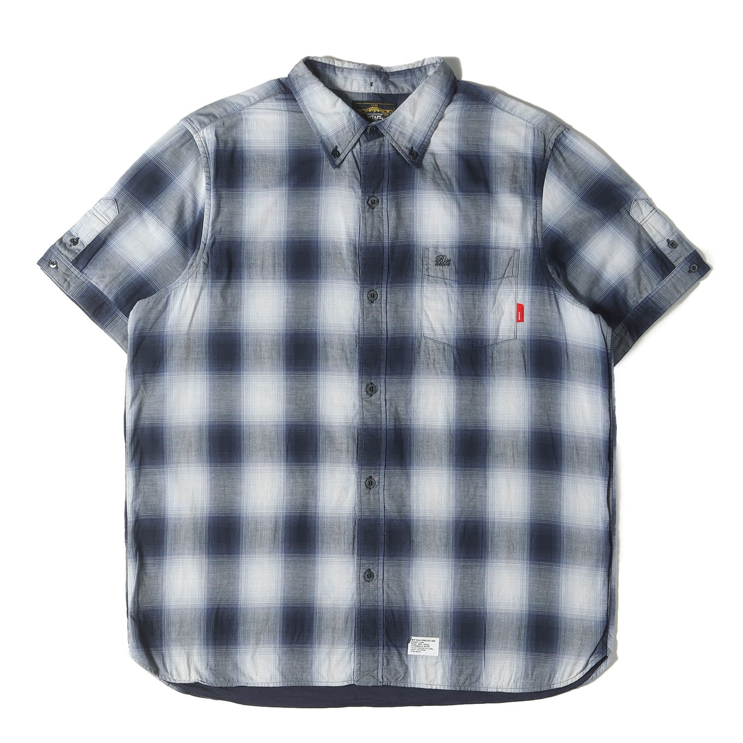 00s オンブレチェック ボタンダウン 半袖シャツ(LOOP S/S)