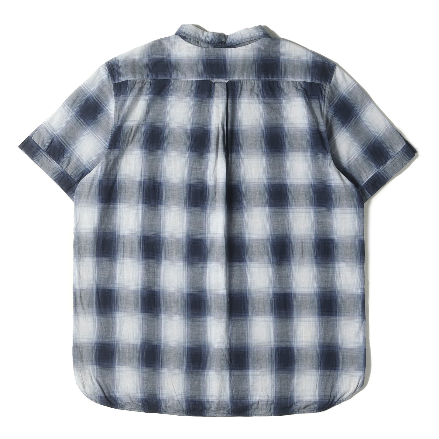 00s オンブレチェック ボタンダウン 半袖シャツ(LOOP S/S)