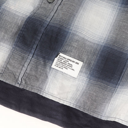 00s オンブレチェック ボタンダウン 半袖シャツ(LOOP S/S)