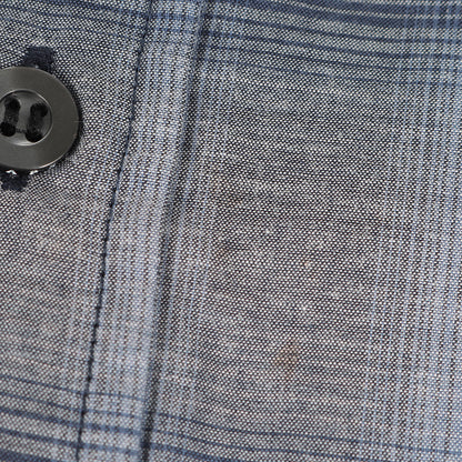 00s オンブレチェック ボタンダウン 半袖シャツ(LOOP S/S)