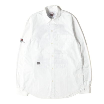 00s フォトプリント ストライプ コットンシャツ