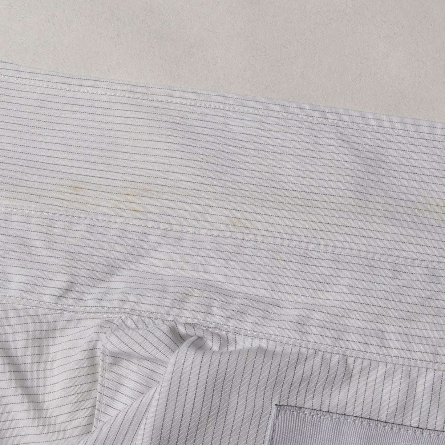 00s フォトプリント ストライプ コットンシャツ