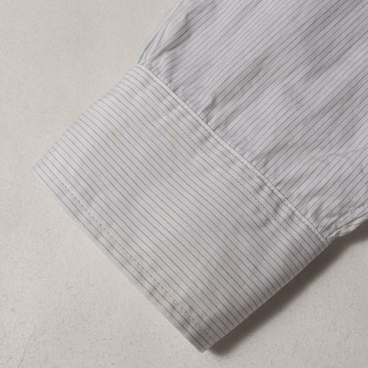 00s フォトプリント ストライプ コットンシャツ