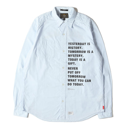 00s DESERT STORMロゴ コットン シャツ(FURRIES L/S)