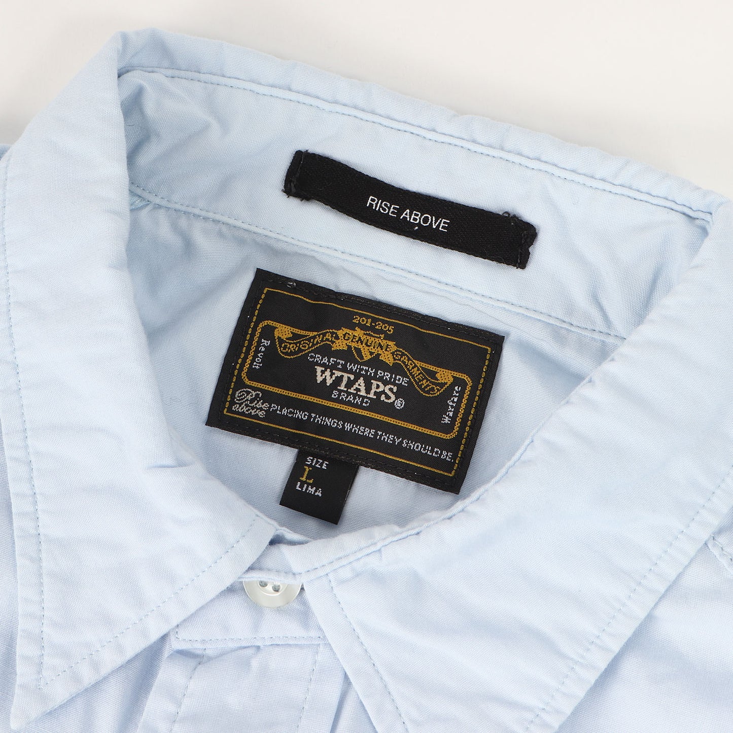 00s DESERT STORMロゴ コットン シャツ(FURRIES L/S)