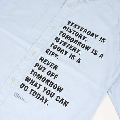 00s DESERT STORMロゴ コットン シャツ(FURRIES L/S)