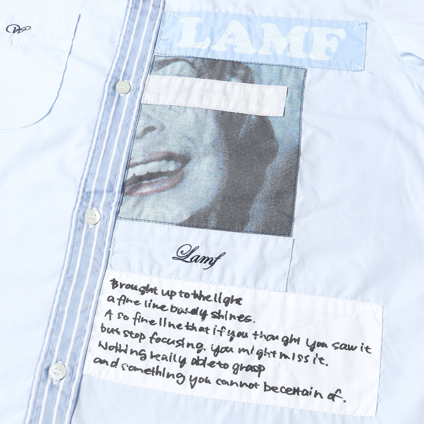 00s コラージュパッチ コットン シャツ(FURRIES L/S)