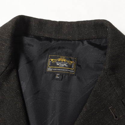 00s ツイード テーラードジャケット(McQUEEN / JACKET)