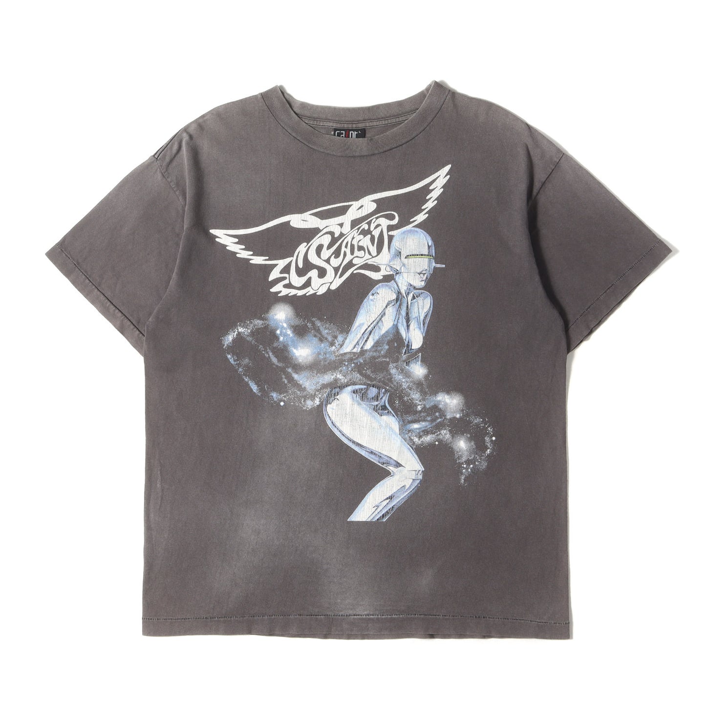 22SS ×空山基 ヴィンテージ加工 エアロスミス パロディー Tシャツ(SS TEE SORAYAMA)