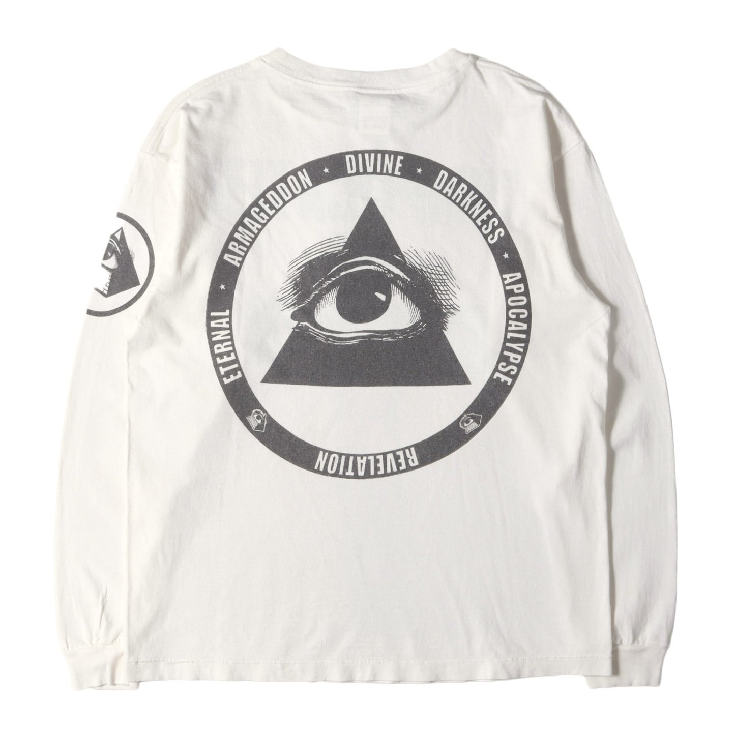 23AW ×河村康輔 ヴィンテージ加工 キリスト ロングスリーブTシャツ(KK LS TEE/COMPLICATED)