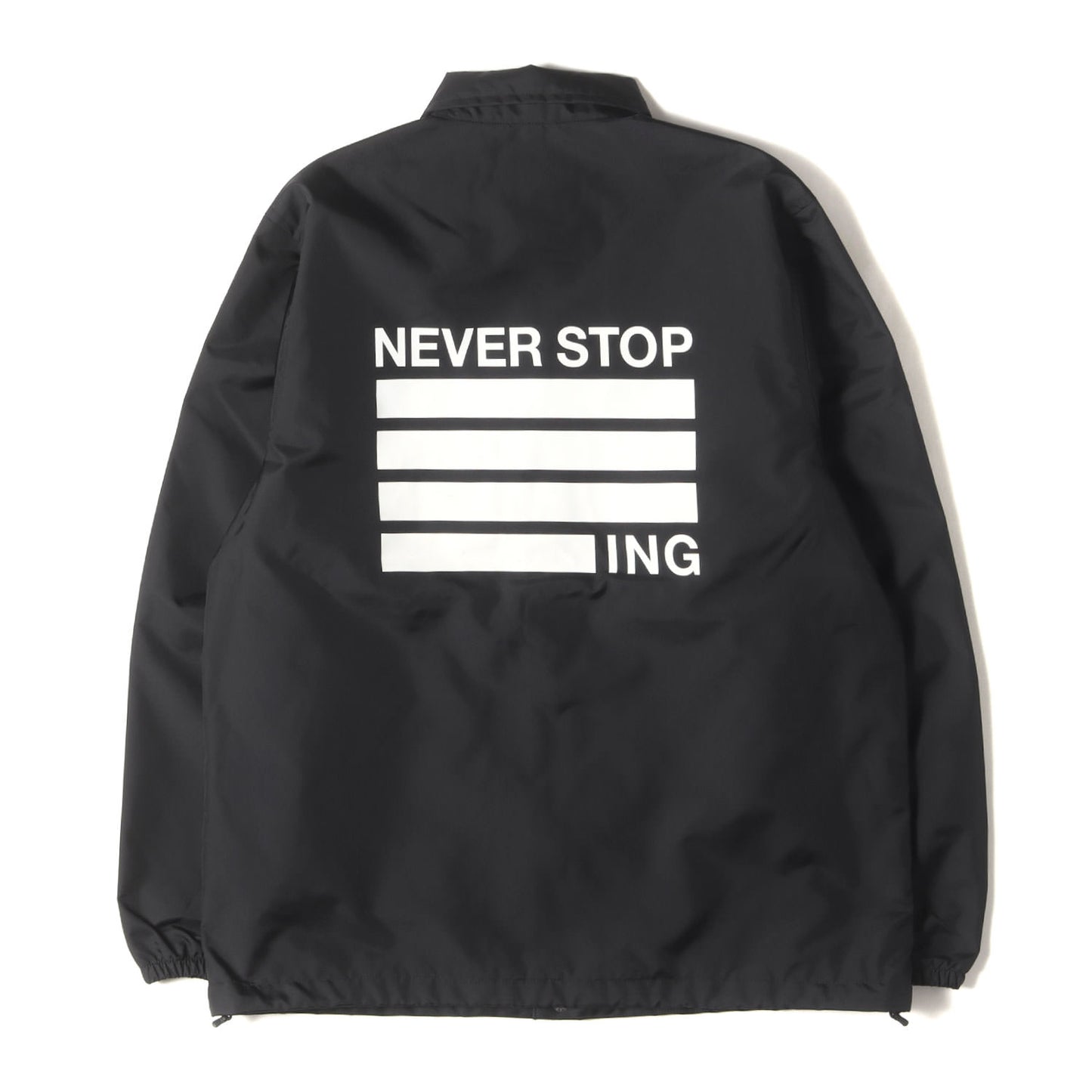 23AW ロゴプリント コーチジャケット(NEVER STOP ING The Coach Jacket)