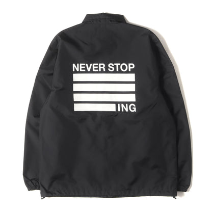 23AW ロゴプリント コーチジャケット(NEVER STOP ING The Coach Jacket)