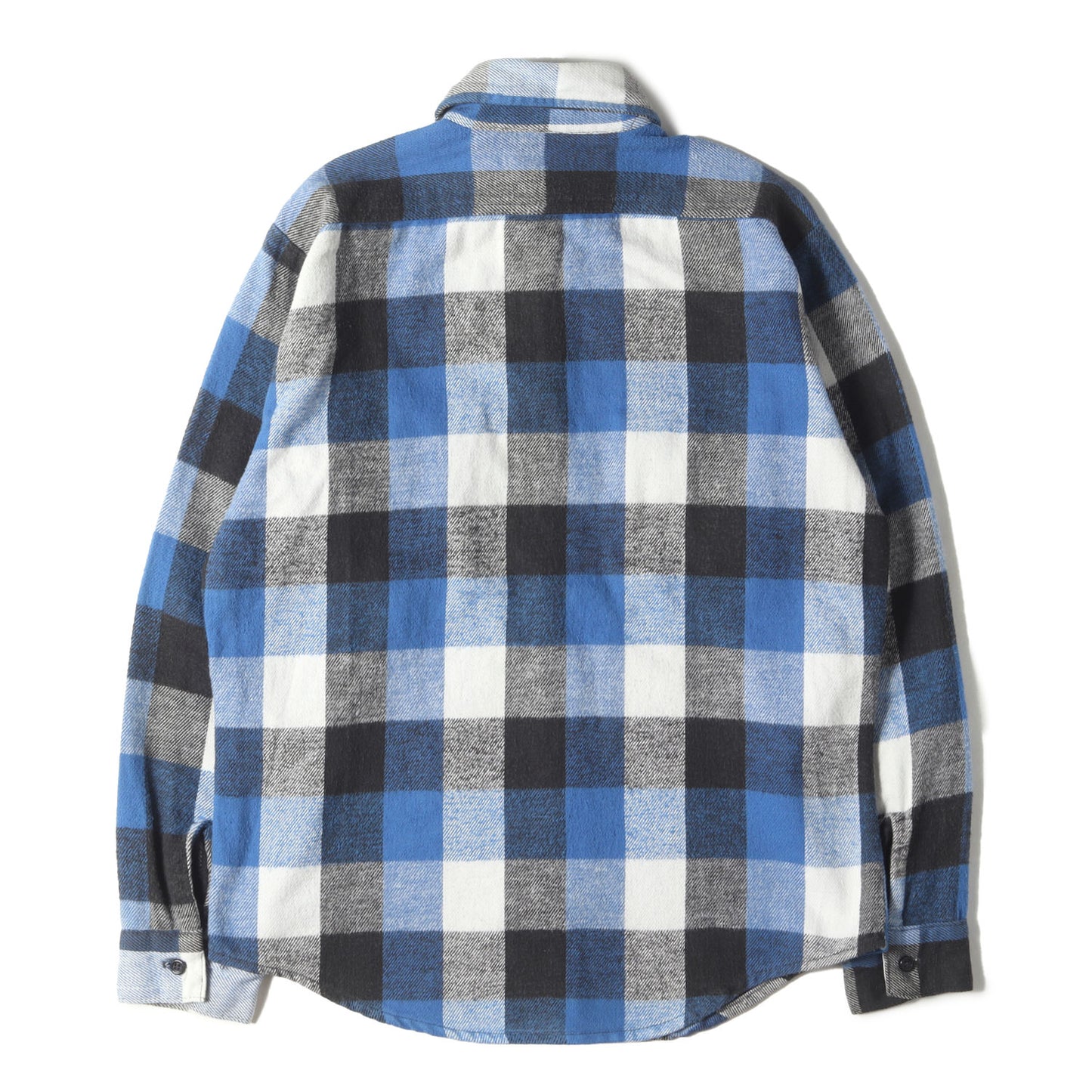 80s ヘビー チェック フランネルシャツ (USA製)