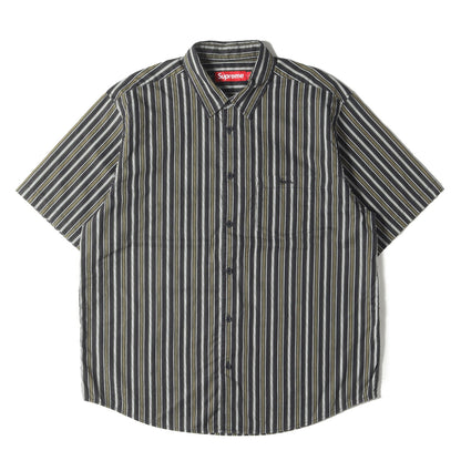 24SS マルチストライプ ルーズフィット 半袖シャツ(Loose Fit Multi Stripe S/S Shirt)