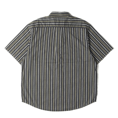 24SS マルチストライプ ルーズフィット 半袖シャツ(Loose Fit Multi Stripe S/S Shirt)