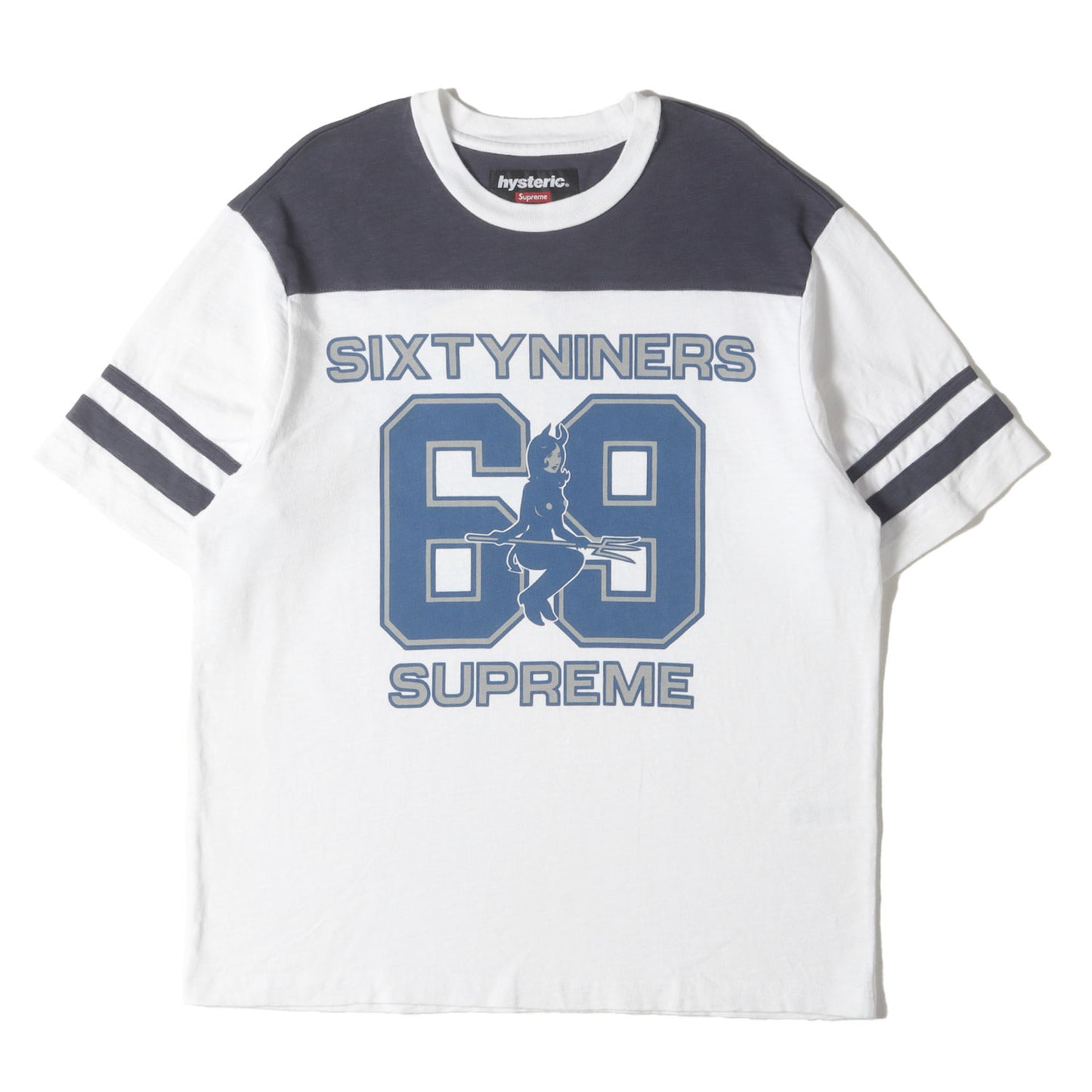 24AW ×HYSTERIC GLAMOUR フットボール ヘビー Tシャツ(69 Football Top)