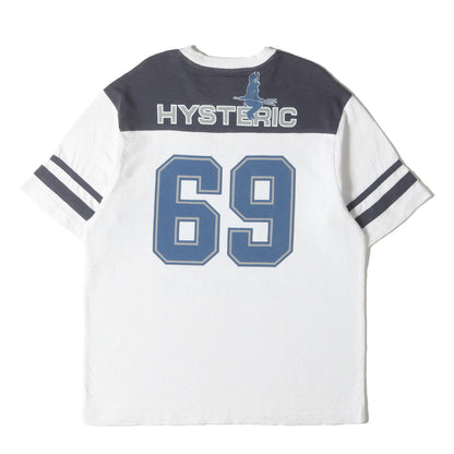 24AW ×HYSTERIC GLAMOUR フットボール ヘビー Tシャツ(69 Football Top)