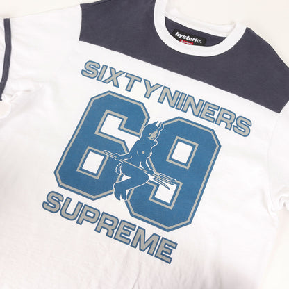 24AW ×HYSTERIC GLAMOUR フットボール ヘビー Tシャツ(69 Football Top)