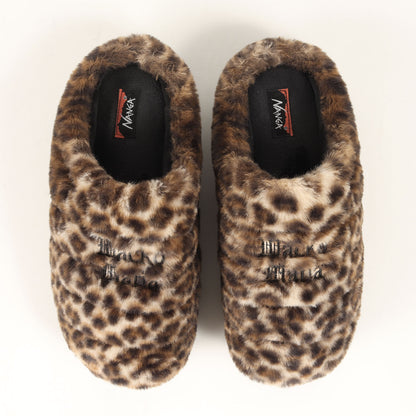 24AW ×NANGA ×SUBU レオパード フェイクファー ウインター サンダル(LEOPARD FUR AURORA WINTER SANDALS)