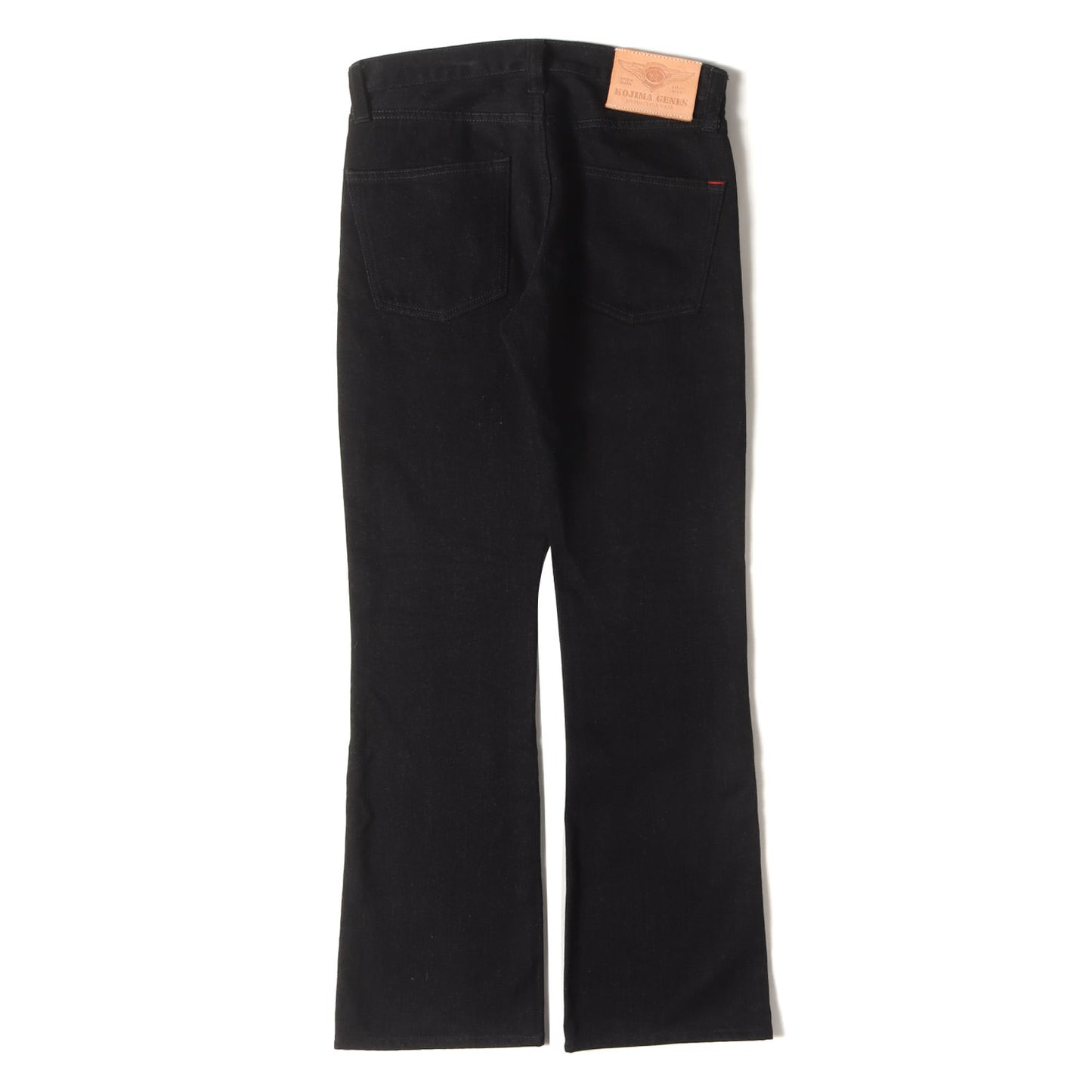 ケブラー ブーツカット ブラック デニムパンツ