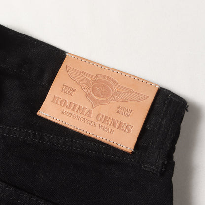 ケブラー ブーツカット ブラック デニムパンツ