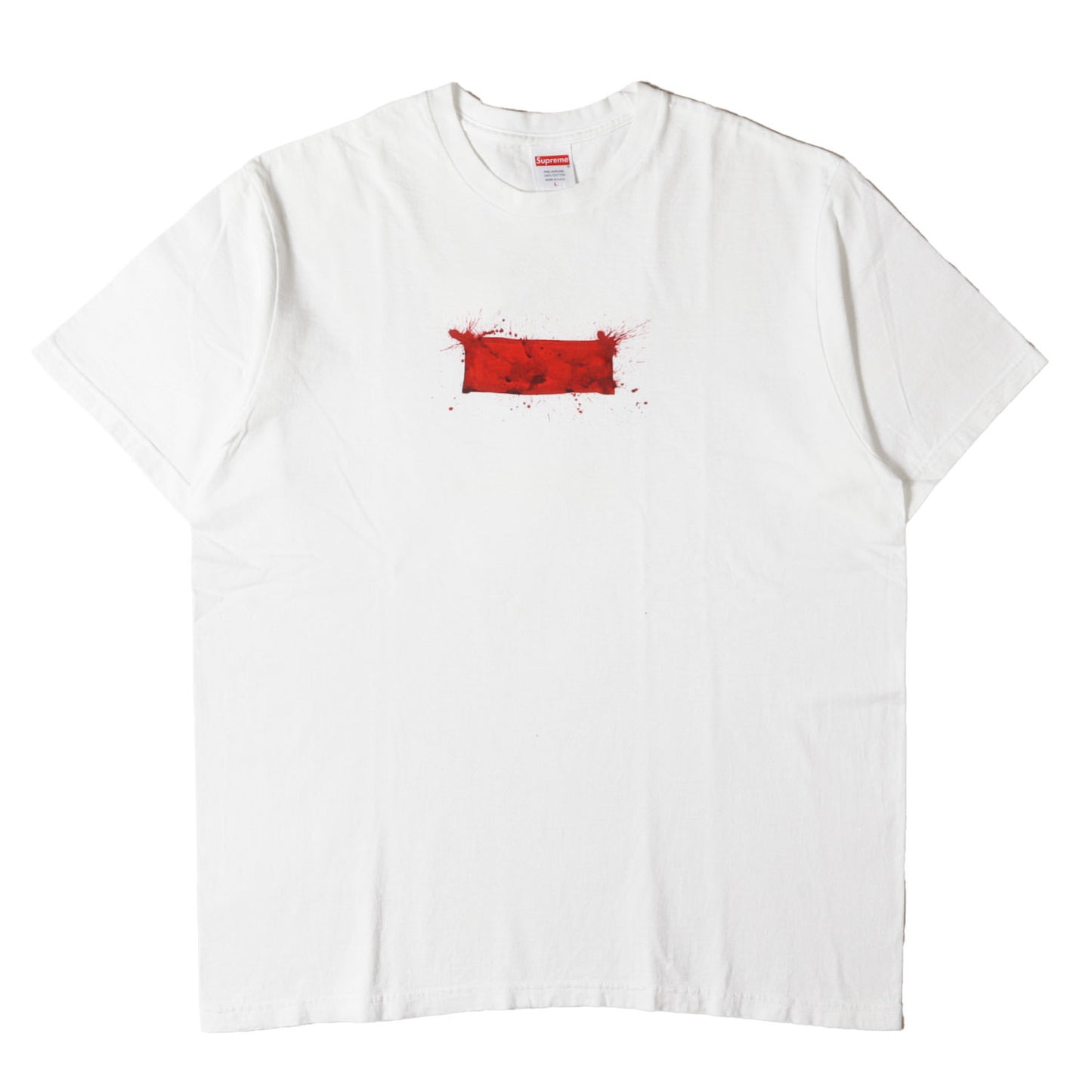 22SS ×Ralph Steadman ペンキ BOXロゴ Tシャツ(Box Logo Tee)