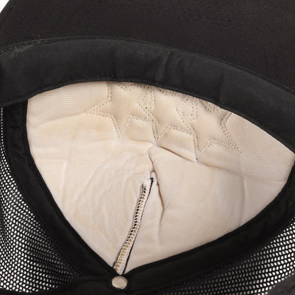 オールドモデル 3スター レザーパッチ トラッカーメッシュキャップ