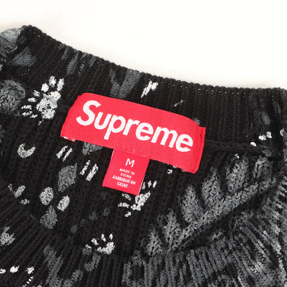 24SS ペイズリープリント ニット セーター(Printed Paisley Sweater)