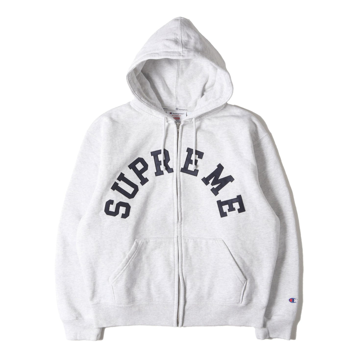 24SS ×Champion アーチロゴ ジップ スウェットパーカー(Zip Up Hooded Sweatshirt)