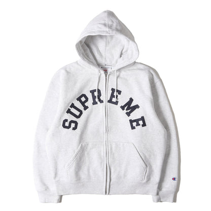 24SS ×Champion アーチロゴ ジップ スウェットパーカー(Zip Up Hooded Sweatshirt)