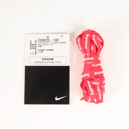 ×NIKE AIR FORCE 1 LOW / SUPREME (CU9225-100 / 2022年製)