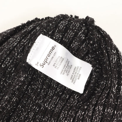 25SS オーバーダイ加工 メタリック コットンニット ビーニー(Overdyed Beanie)
